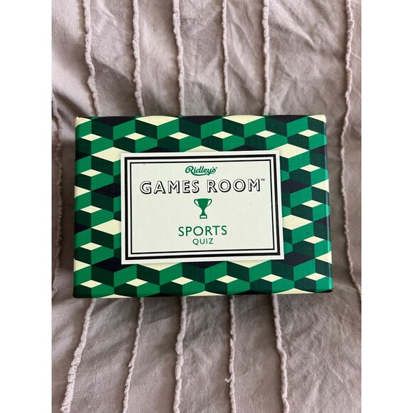 Ridleys Games Room Sports Quiz Game  Fun Trivia Card Set For Sports Fans - Picture 2 of 3